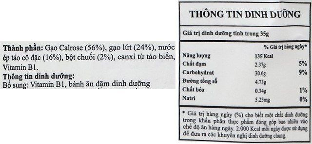 Bánh gạo ăn dặm NATUFOODIES PUFF vị táo, chuối gói 35g (từ 8 tháng) - Hướng dẫn sử dụng