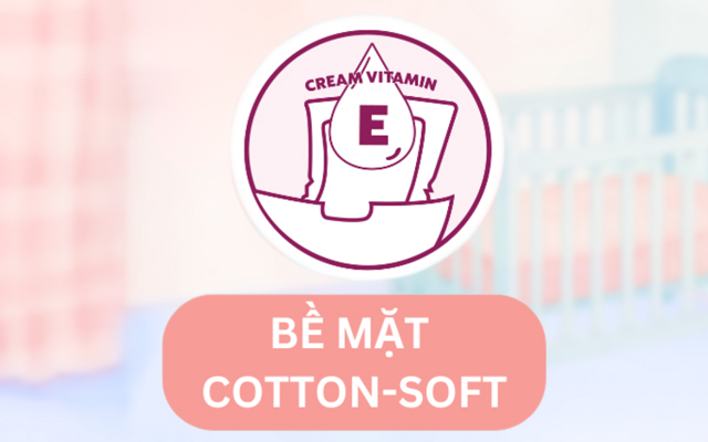 Miếng lót Bobby size NB2 60 miếng (Từ 1 tháng) - Bề mặt