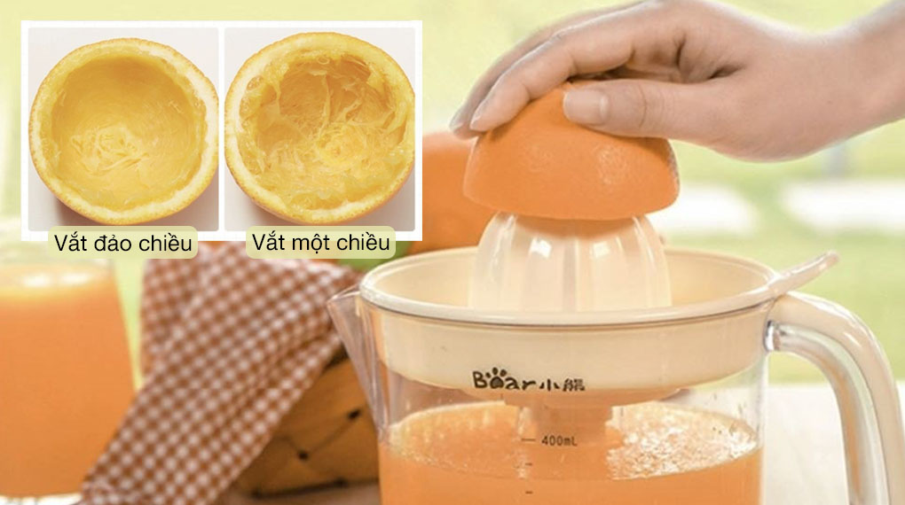 Máy vắt cam BEAR CZJ-A04B1 công nghệ vắt đảo chiều