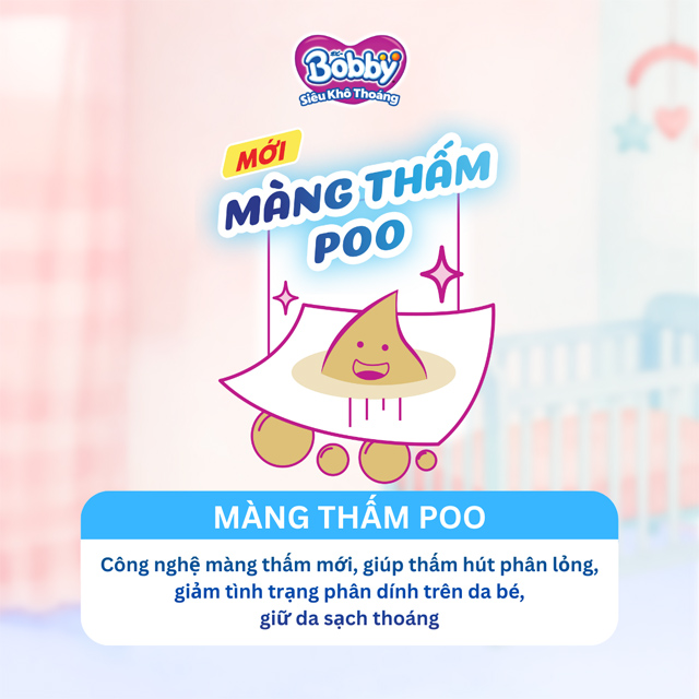 Tã dán Bobby size S 54 miếng (4 - 8 kg) - Công nghệ