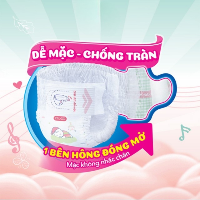 Tã quần mở một bên Bobby size S 80 miếng (4 - 8.5 kg) - Giao bao bì ngẫu nhiên - Thiết kế